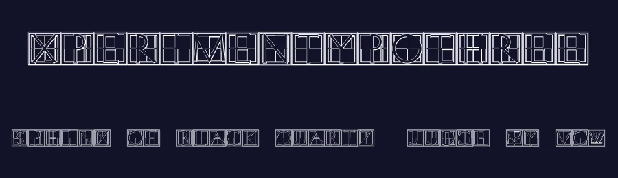 XperimentypoThree by Manfred Klein — Decorative Font — thumbnail 2