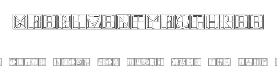 XperimentypoThree by Manfred Klein β Decorative Font
