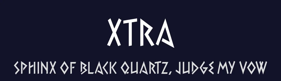 Xtra by PrimaFont — Decorative Font — thumbnail 2