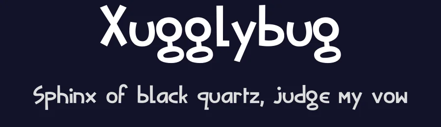 Xugglybug by Type City Font Co — Decorative Font — thumbnail 2