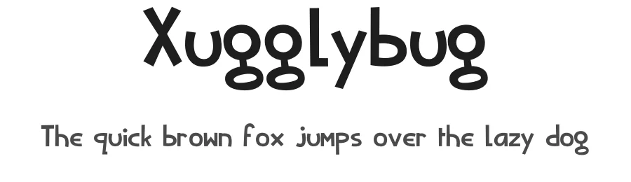 Xugglybug by Type City Font Co — Decorative Font