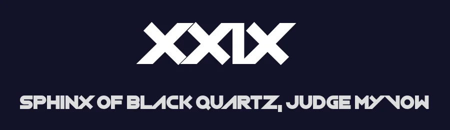 XXIX by Chequered Ink — Display Font — thumbnail 2
