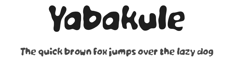 Yabakule by wepfont.com — Decorative Font