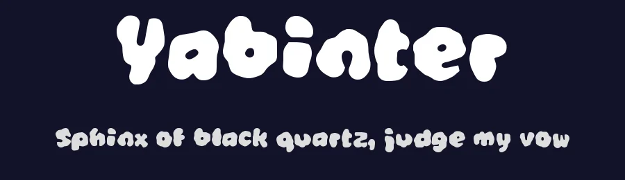 Yabinter by wepfont.com — Decorative Font — thumbnail 2
