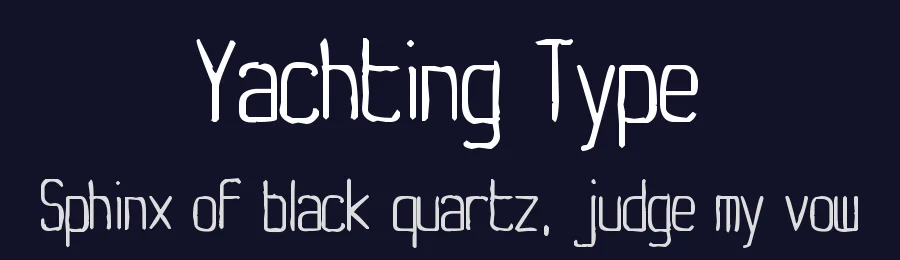 Yachting Type by Vic Fieger — Decorative Font — thumbnail 2
