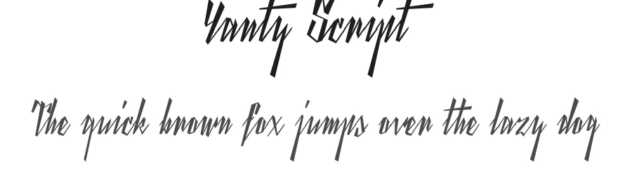 Yanty Script