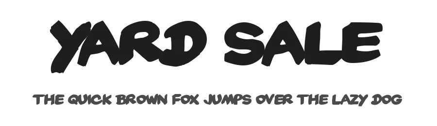 Yard Sale