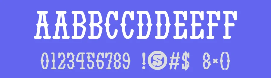 Yatsurano Western by Goma Shin — Decorative Font — thumbnail 3