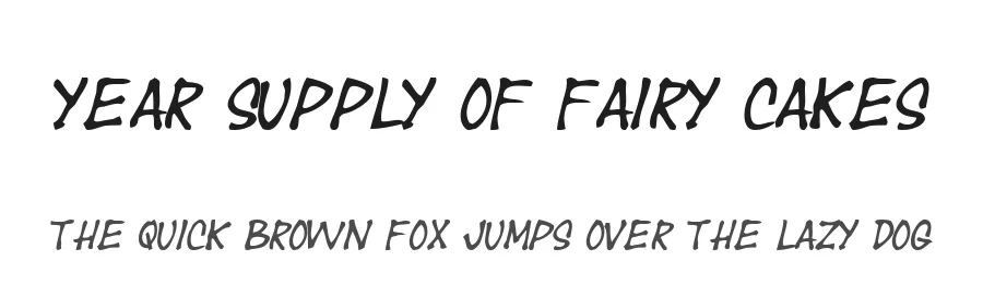 Year supply of fairy cakes
