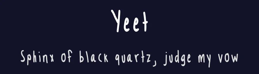 Yeet by Atlas — Script Handwritten Font — thumbnail 2