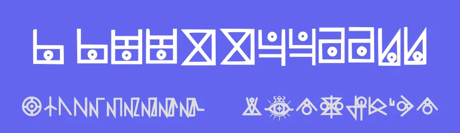 Yelekish Font by 暘 弥涼 — Dingbats Font — thumbnail 3