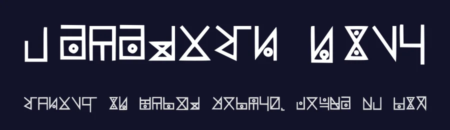 Yelekish Font by 暘 弥涼 — Dingbats Font — thumbnail 2