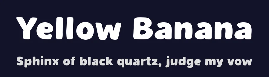 Yellow Banana by MJType — Decorative Font — thumbnail 2