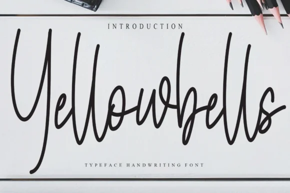Yellowbells Font by Creativewhitee — Script Handwritten Font