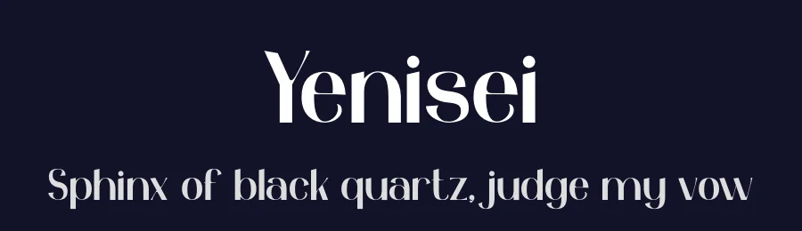 Yenisei by PutraCetol Studio — Sans Serif Font — thumbnail 2