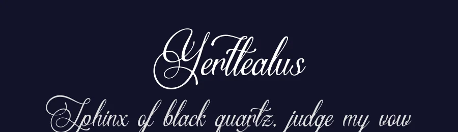 Yertlealus by Denustudios — Script Handwritten Font — thumbnail 2