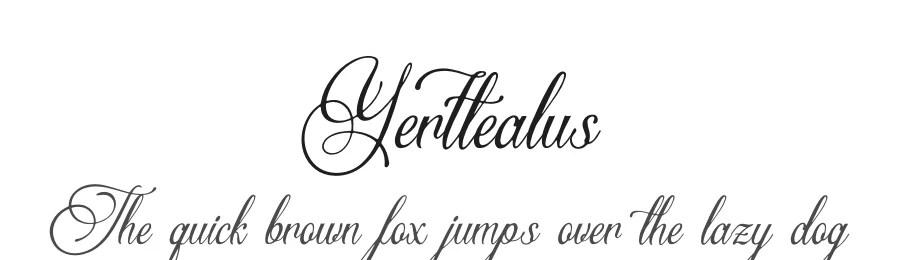 Yertlealus by Denustudios — Script Handwritten Font
