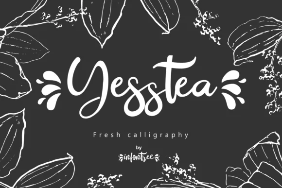 Yesstea Font by Infontree — Wedding Font