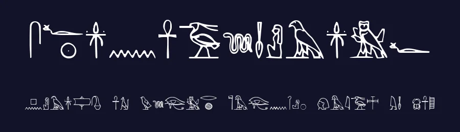 Yiroglyphics by Iconian Fonts — Dingbats Font — thumbnail 2