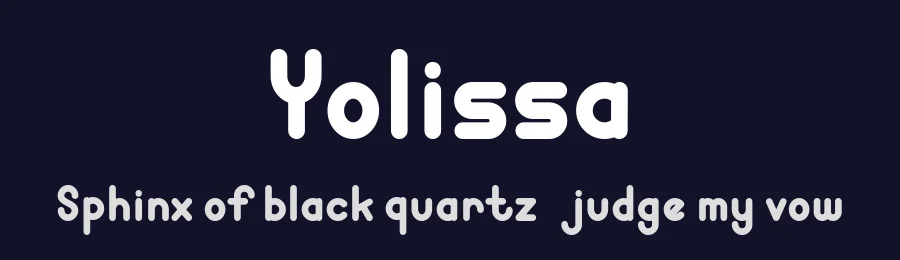 Yolissa by Jprint Studio — Sans Serif Font — thumbnail 2