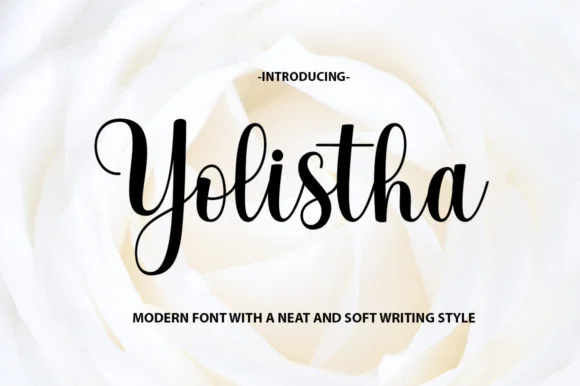 Yolistha Font by hrzstudio92 — Script Handwritten Font