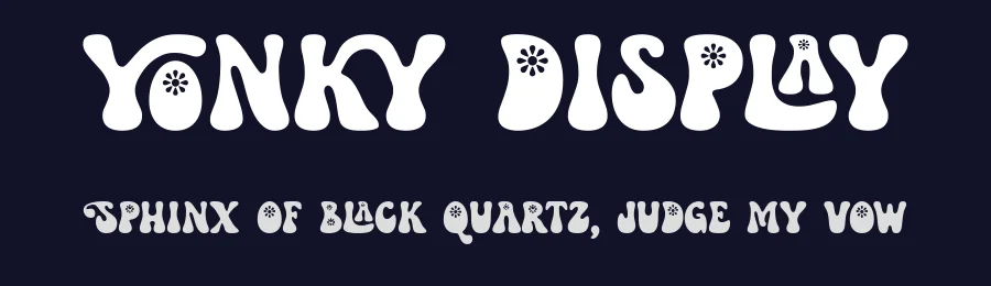 Yonky Display by Prioritype Co — Decorative Font — thumbnail 2