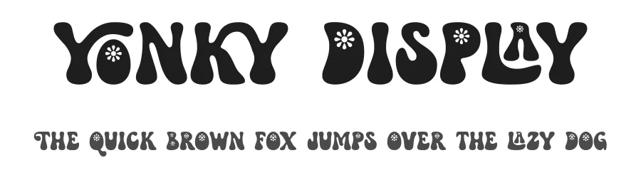 Yonky Display by Prioritype Co — Decorative Font