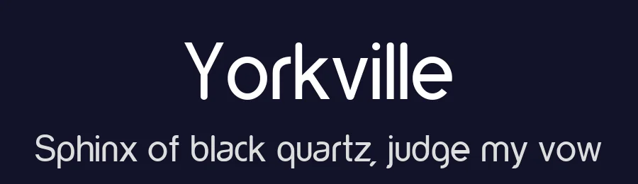 Yorkville by humanabase — Sans Serif Font — thumbnail 2