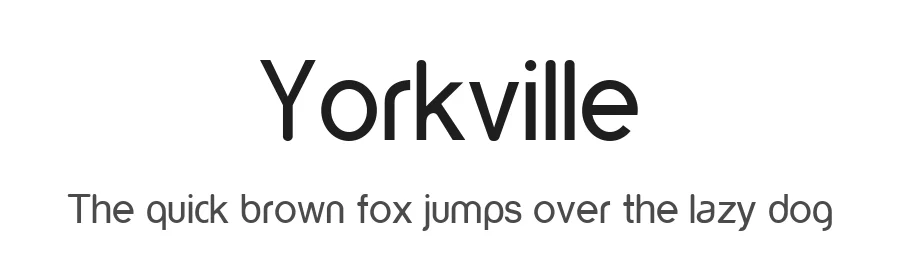 Yorkville by humanabase โ Sans Serif Font
