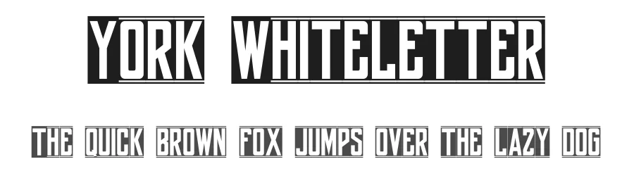 York Whiteletter
