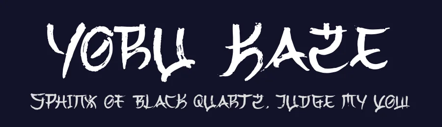 Yoru Kaze by Denustudios — Decorative Font — thumbnail 2