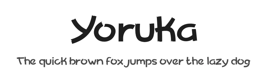 Yoruka by tkzgraphic — Decorative Font