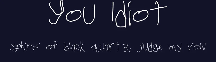 You Idiot by Heitor Zagnoli — Script Handwritten Font — thumbnail 2