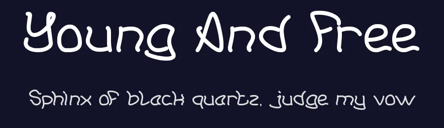 Young And Free by weknow — Script Handwritten Font — thumbnail 2