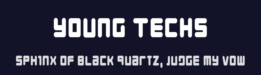 Young Techs by Iconian Fonts — Display Font — thumbnail 2