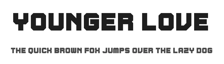 Younger Love by Chequered Ink — Display Font