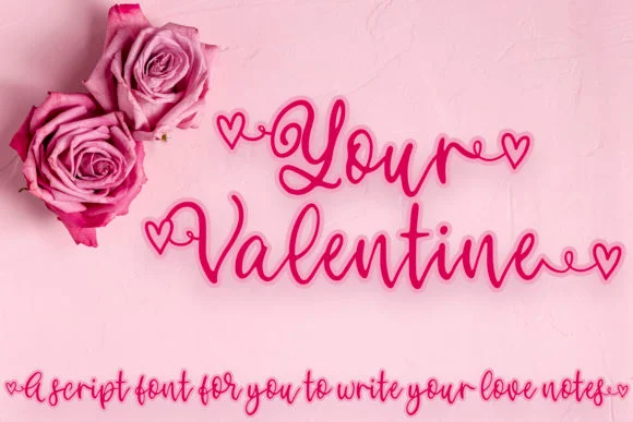 Your Valentine Font by freelingdesignhouse — Script Handwritten Font
