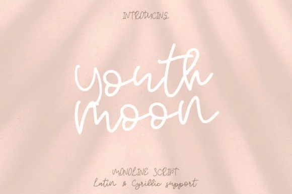 Youth Moon Font by Katie Holland — Script Handwritten Font