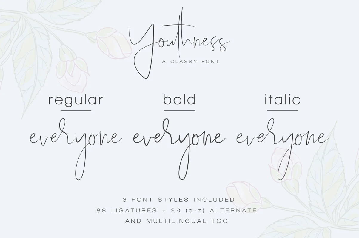 Youthness Font by Dharmas Studio — Script Handwritten Font — thumbnail 3