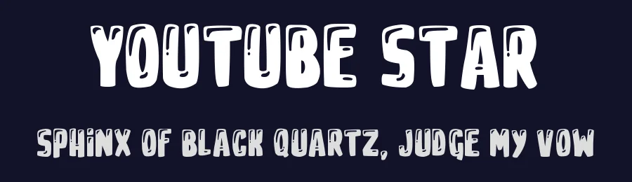Youtube Star by imagex — Decorative Font — thumbnail 2