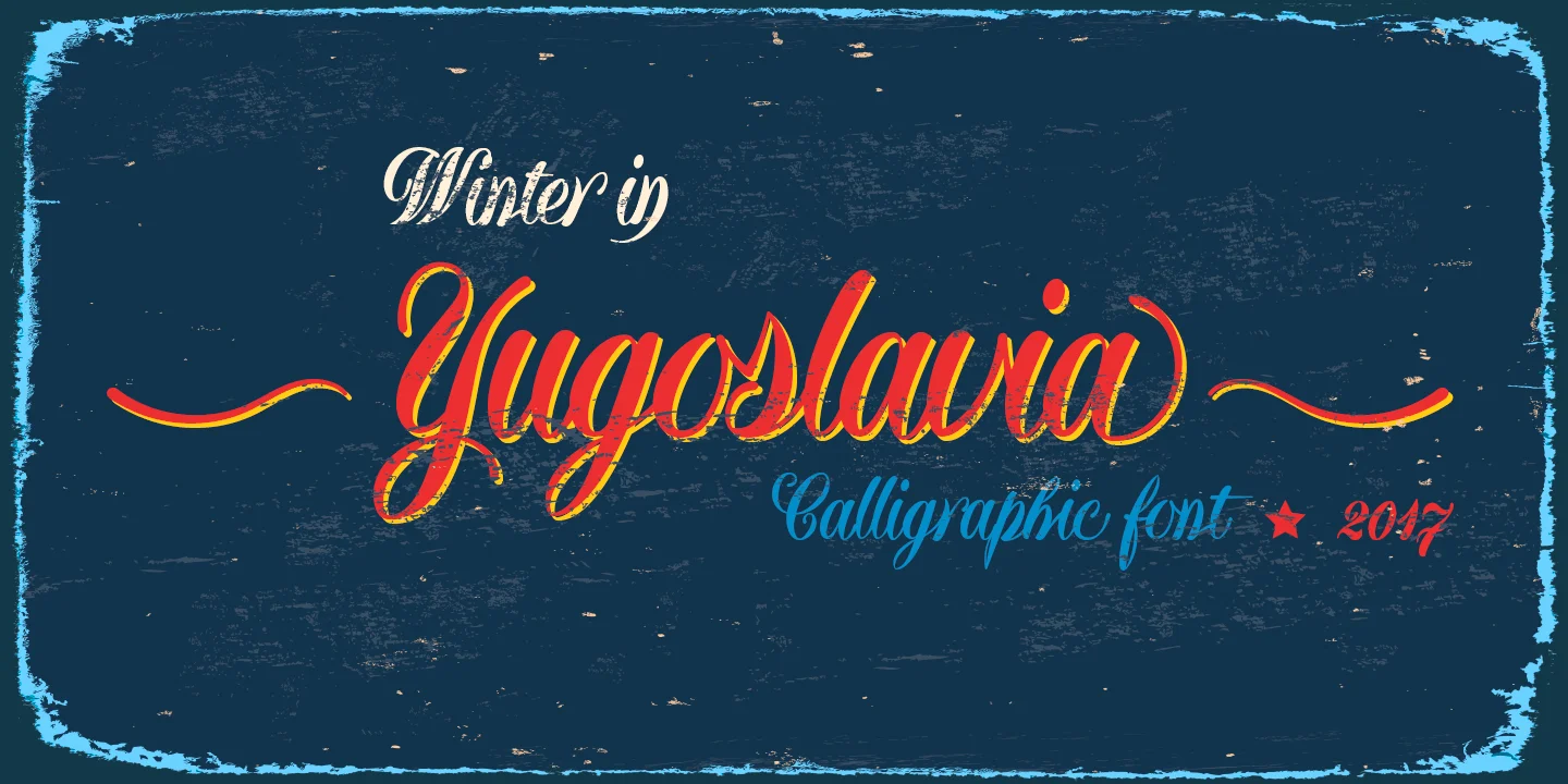 Yugoslavia Font by Fernando Haro — Script Handwritten Font — thumbnail 4