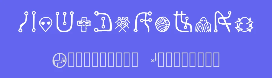 Yuiangel 111 You Cannot Write by Esteban Corzo — Dingbats Font — thumbnail 3