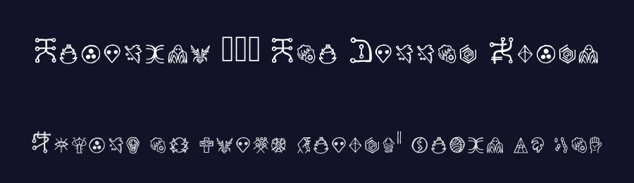 Yuiangel 111 You Cannot Write by Esteban Corzo — Dingbats Font — thumbnail 2