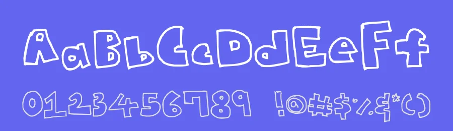 Yujin Bubbles by Yujin Chun — Decorative Font — thumbnail 3