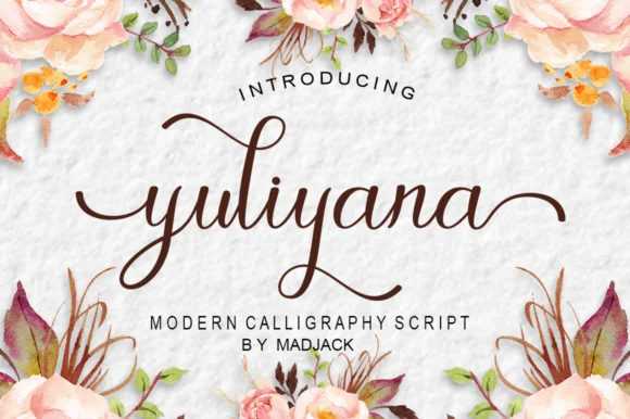 Yuliyana Script Font by madjack.font — Script Handwritten Font