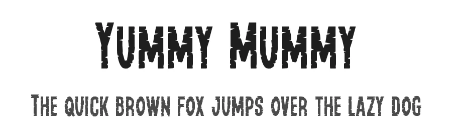 Yummy Mummy by Iconian Fonts — Decorative Font