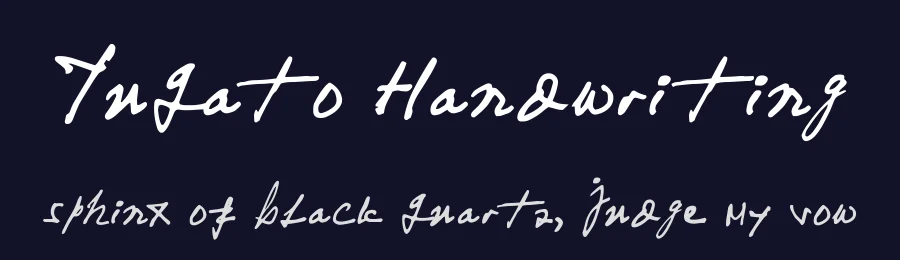Yuqato Handwriting by Art StoreID — Script Handwritten Font — thumbnail 2