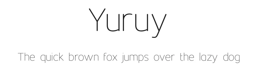 Yuruy by Lerima — Sans Serif Font