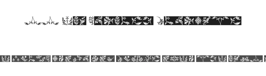 YY Old English Dingbats by Yellowyellow — Dingbats Font