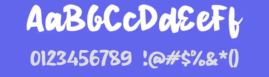Zabondary by wepfont.com — Script Handwritten Font — thumbnail 3